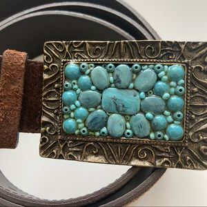 🌞2 FOR $80🌞 VINTAGE Turquoise Stone Belt